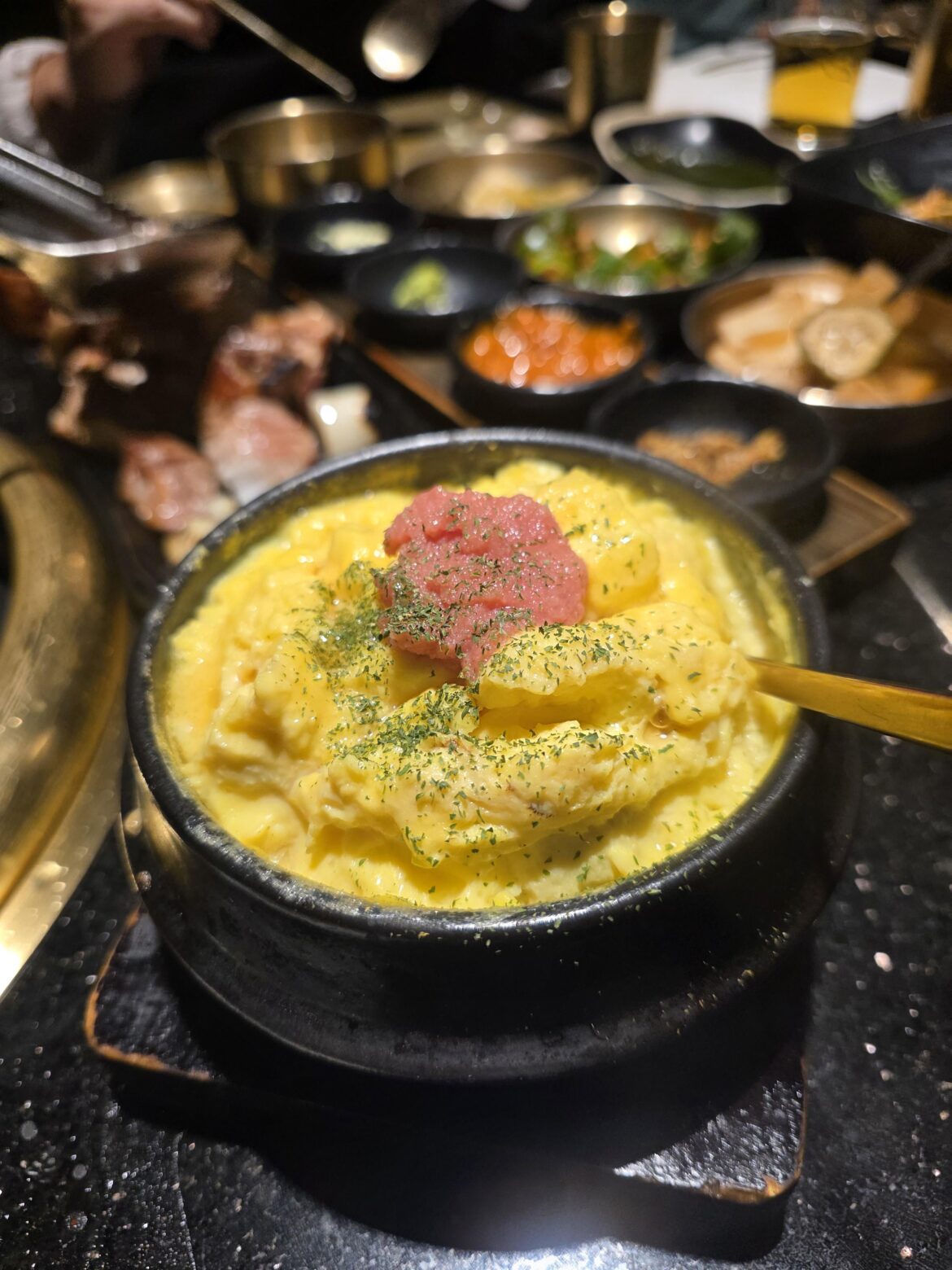 steamed egg + roe