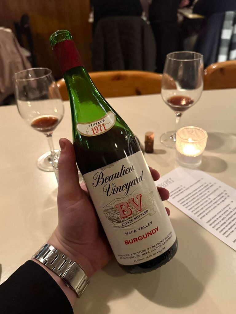 Beaulieu Vineyard Burgundy 1971