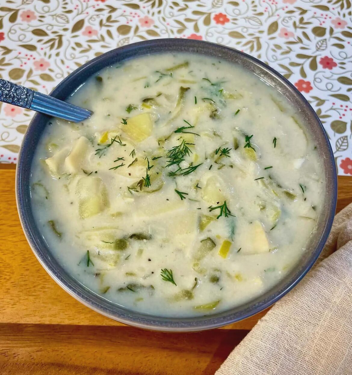 Vegan Pickle Soup with Leeks and Parsnips_ Inspired by an Eastern European classic!