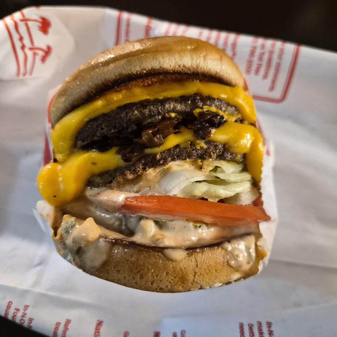 Best part of travelling for work is getting In N Out