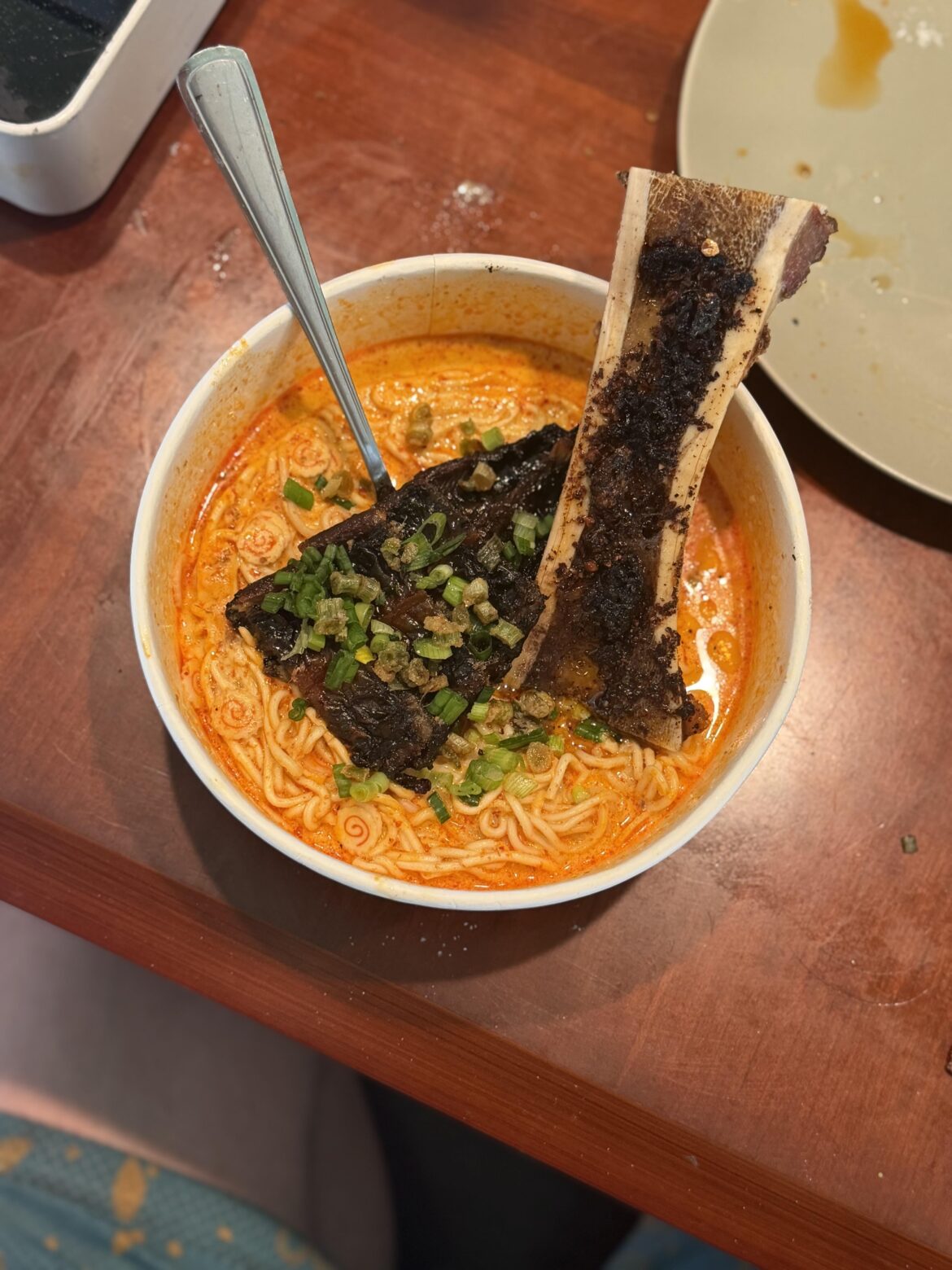 Laksa Prima with Unagi, Bone Marrow and Chili oil