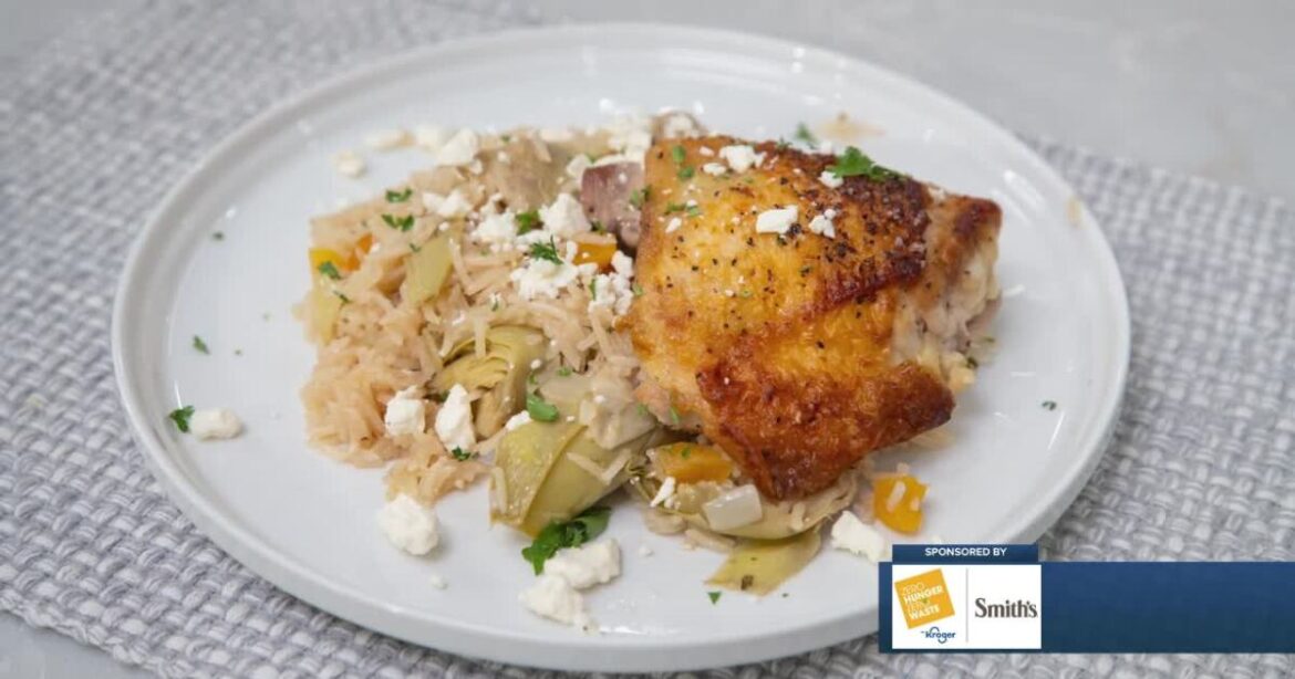 Greek Chicken Rice Pilaf