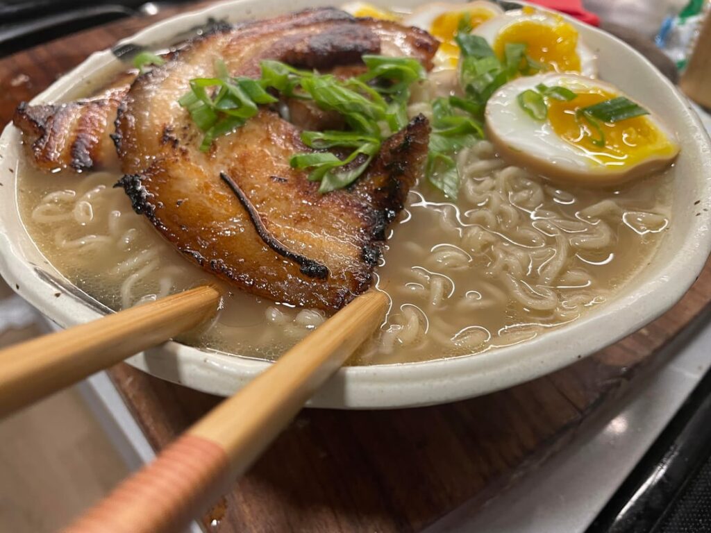 Homemade tonkotsu on a whim
