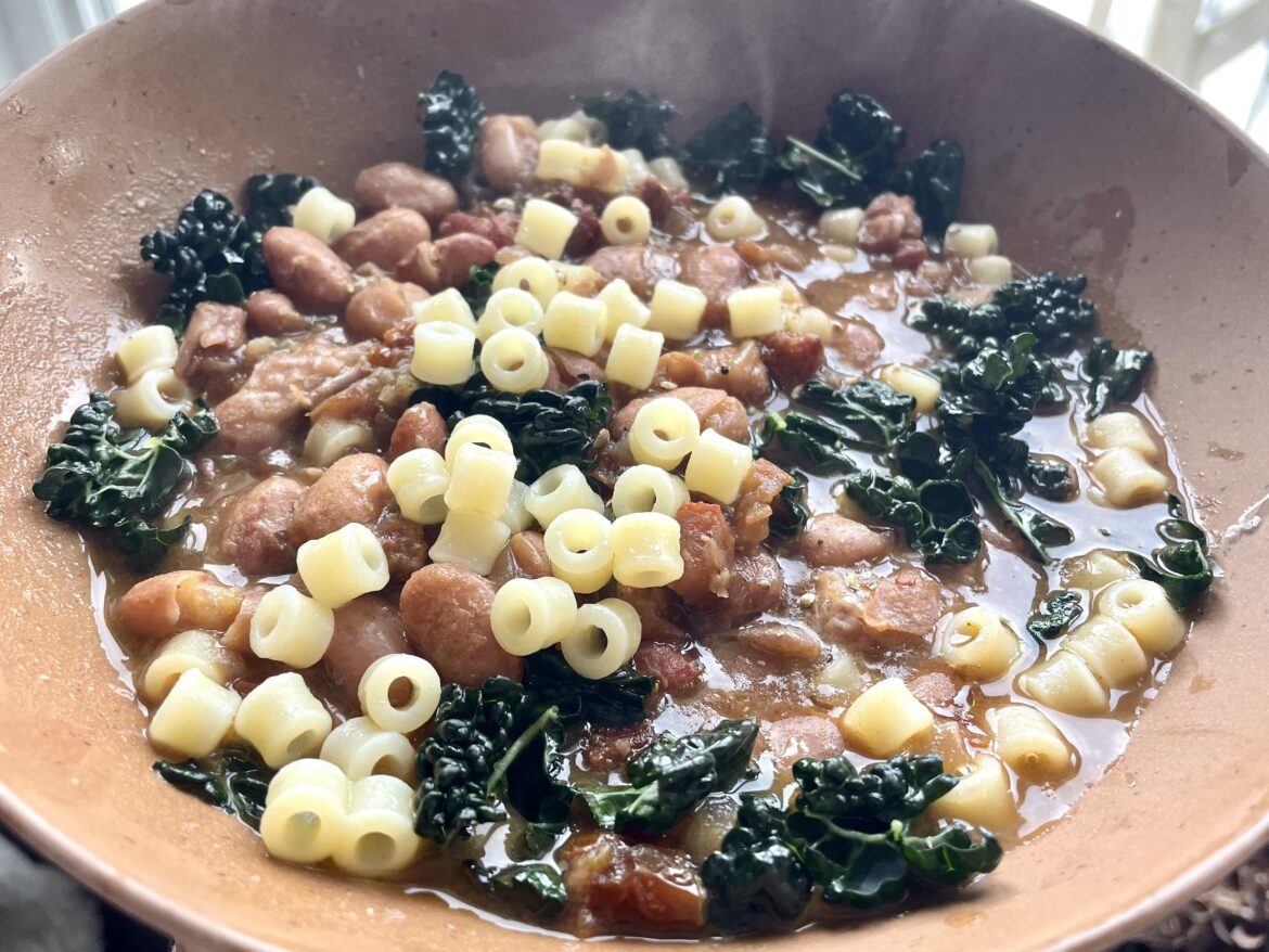 Pasta e Fagioli, Tuscan-style