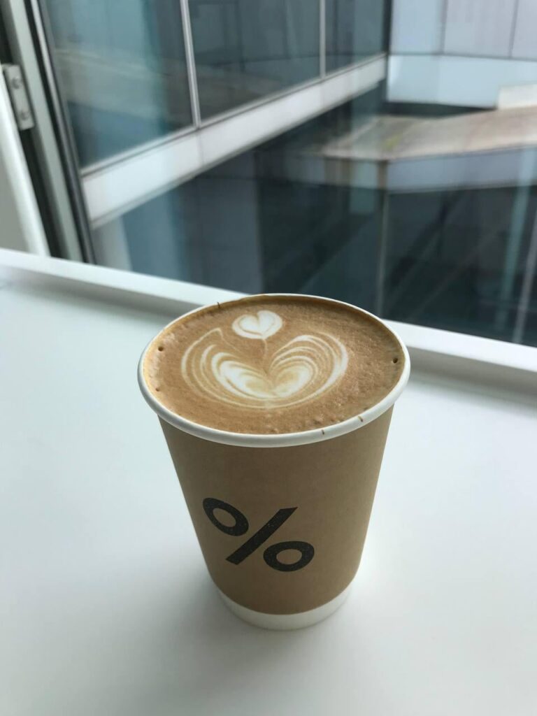 Simple latte moment.