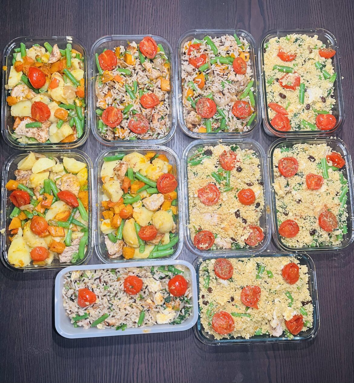 My Weekly High-Protein Meal Prep, (Mo-Fr)