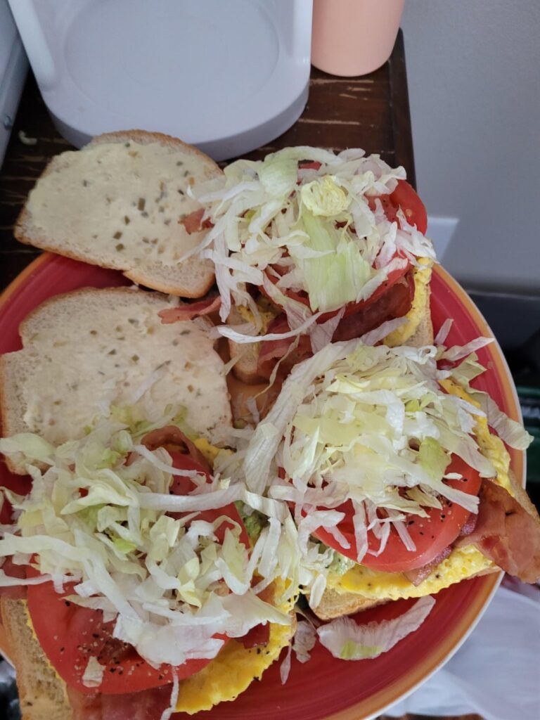 BLATE Sandwiches all made in the microwave!