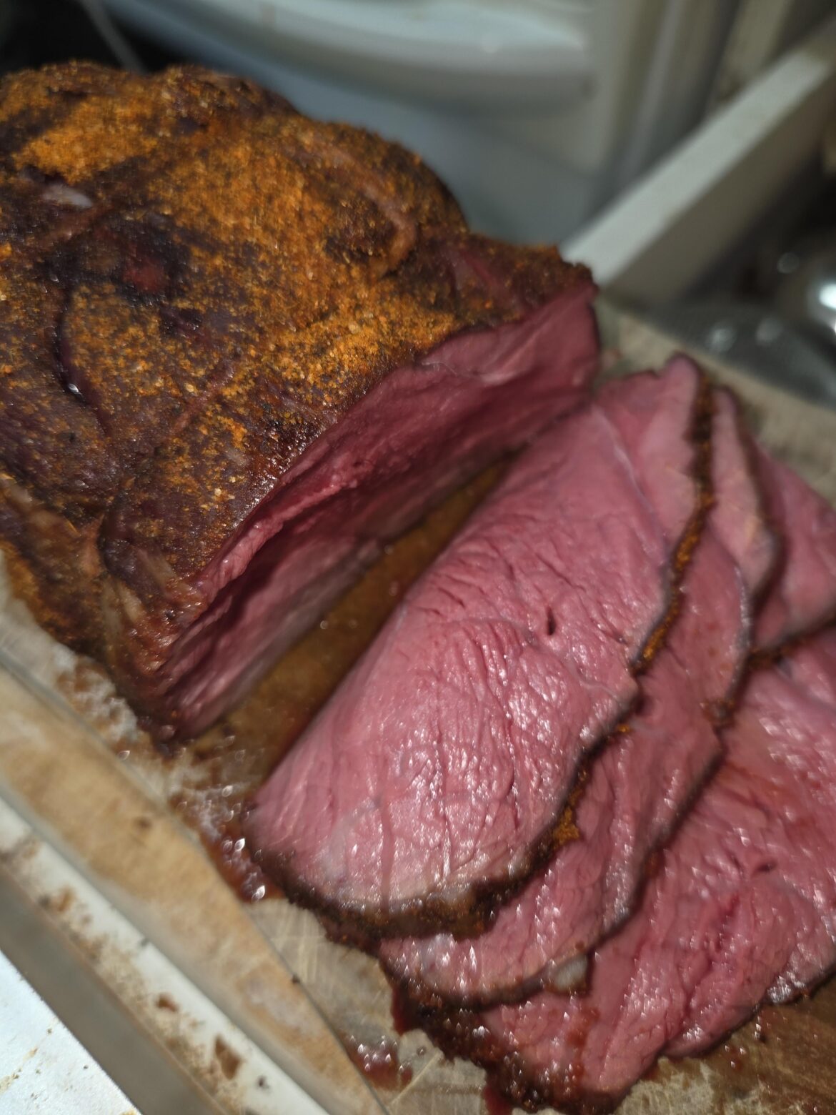 I cooked a Sirloin tip roast.