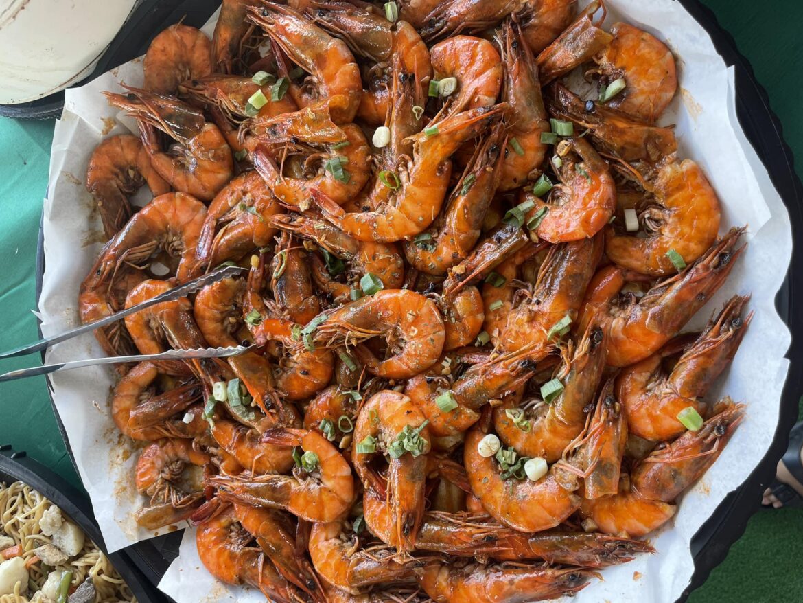 Garlic butter shrimp boil. Messy, saucy, and absolutely worth it.