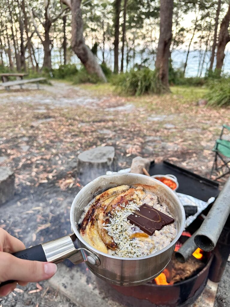 Perfect camp breakfast 🏕️