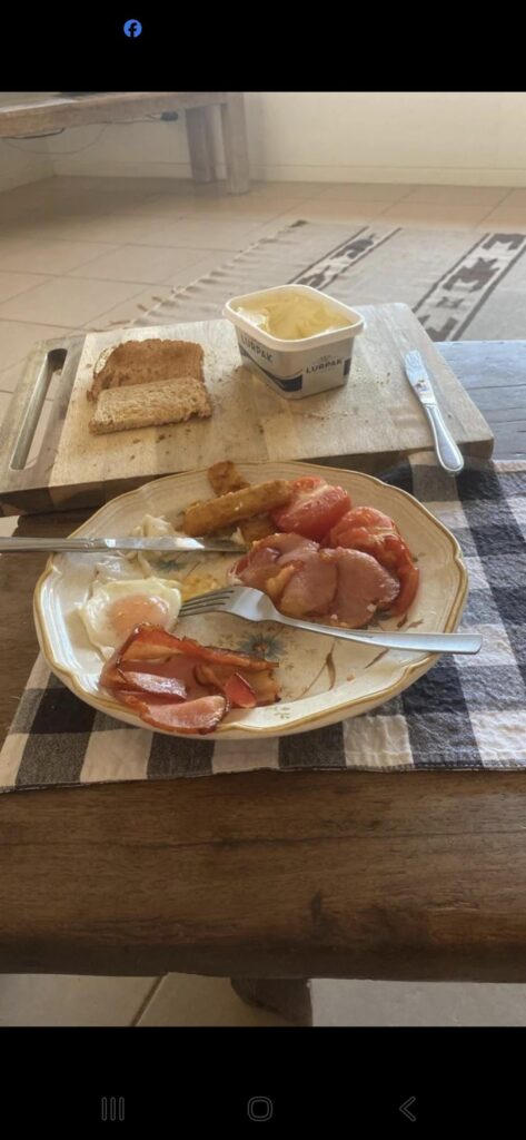Mates from the Uk...and he has fish fingers in his fry up...and thinks its normal