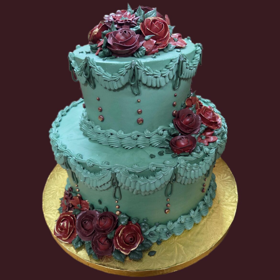 Color on wedding cakes?