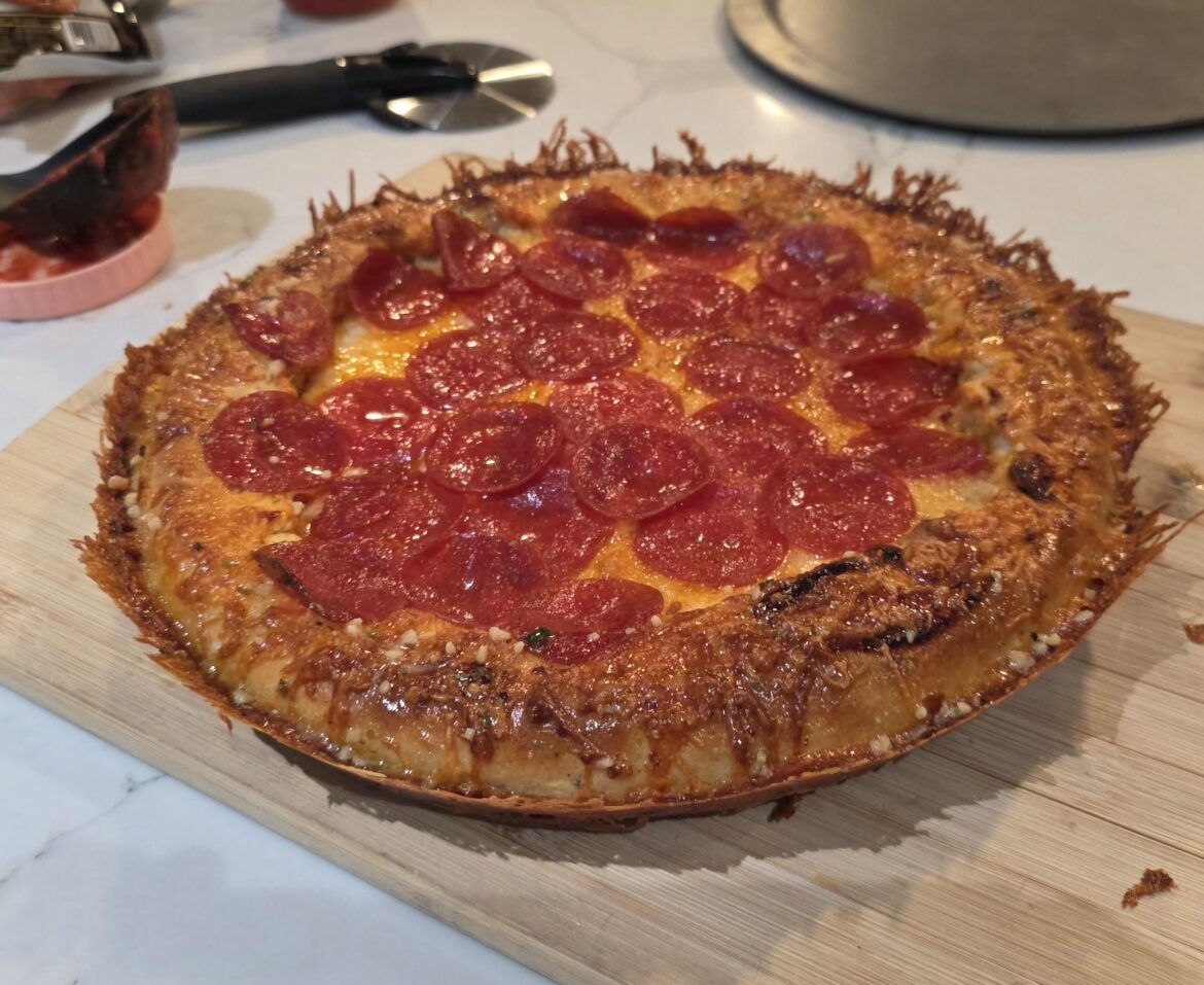 Stuffed crust first attempt