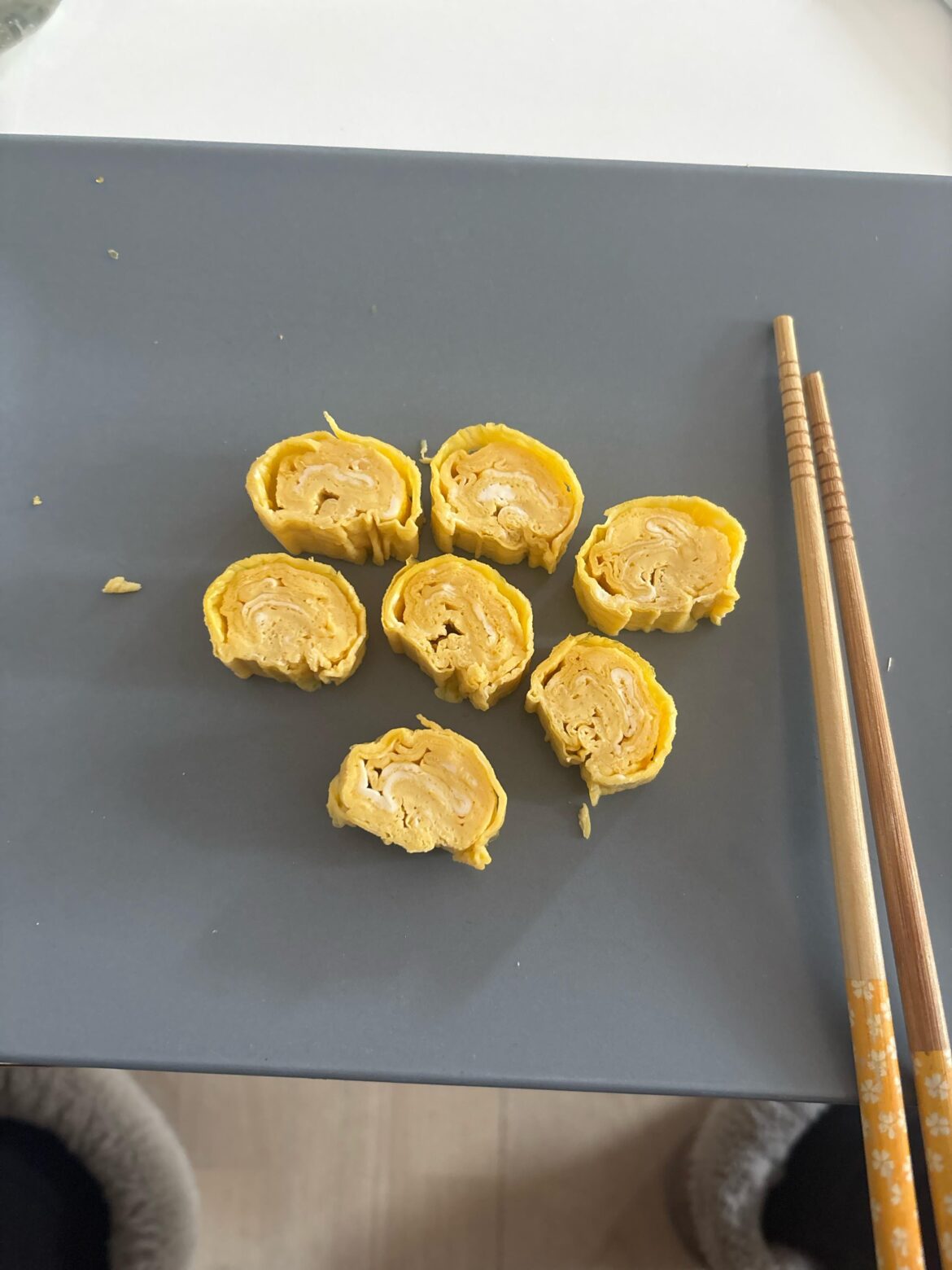 Not bad for a first time making tamagoyaki