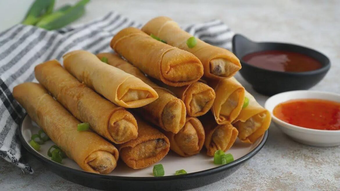 Crispy Shrimp Spring Rolls Recipe