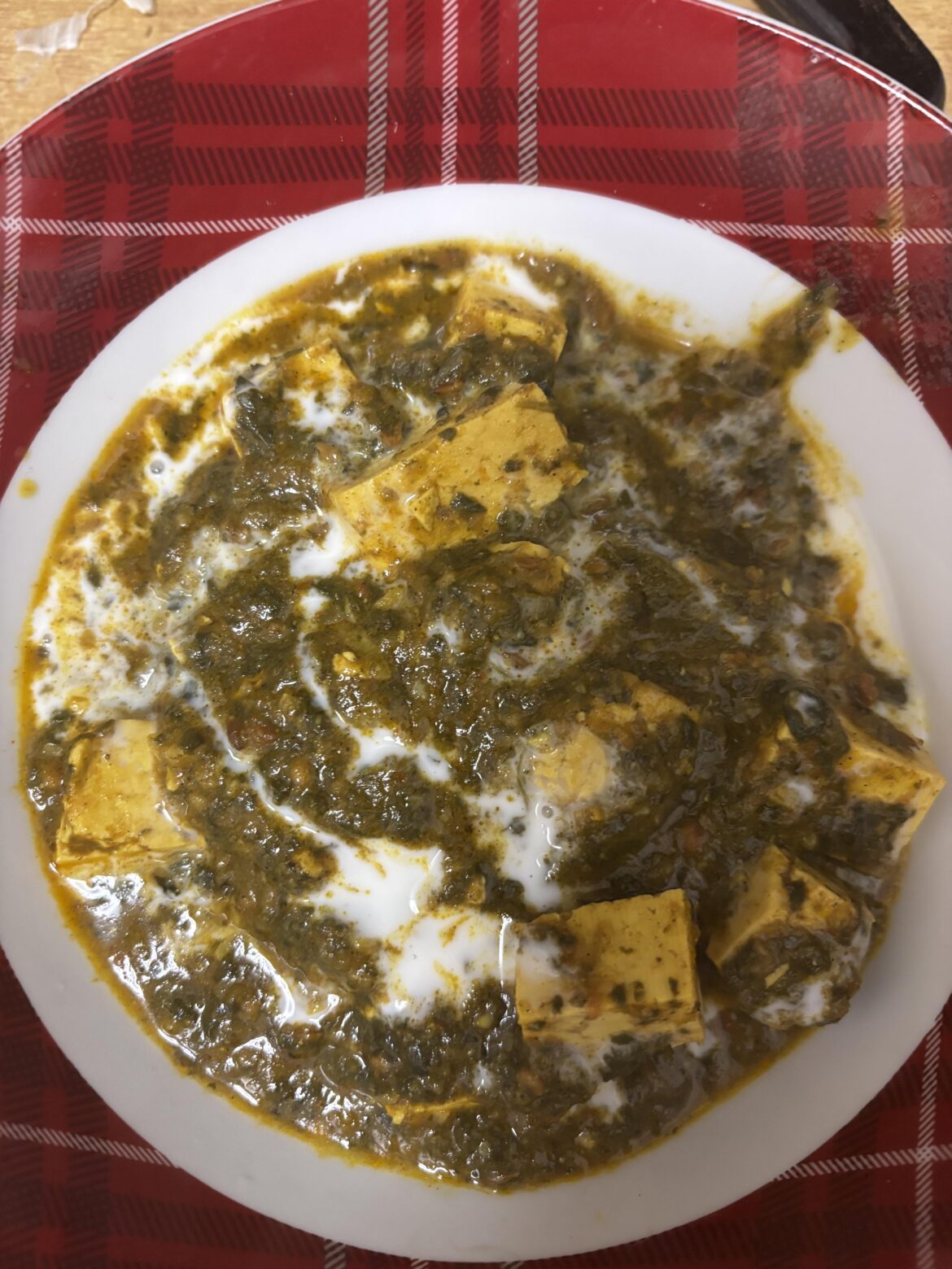 Keto Palak Panner (Spinach & Cottage Cheese)
