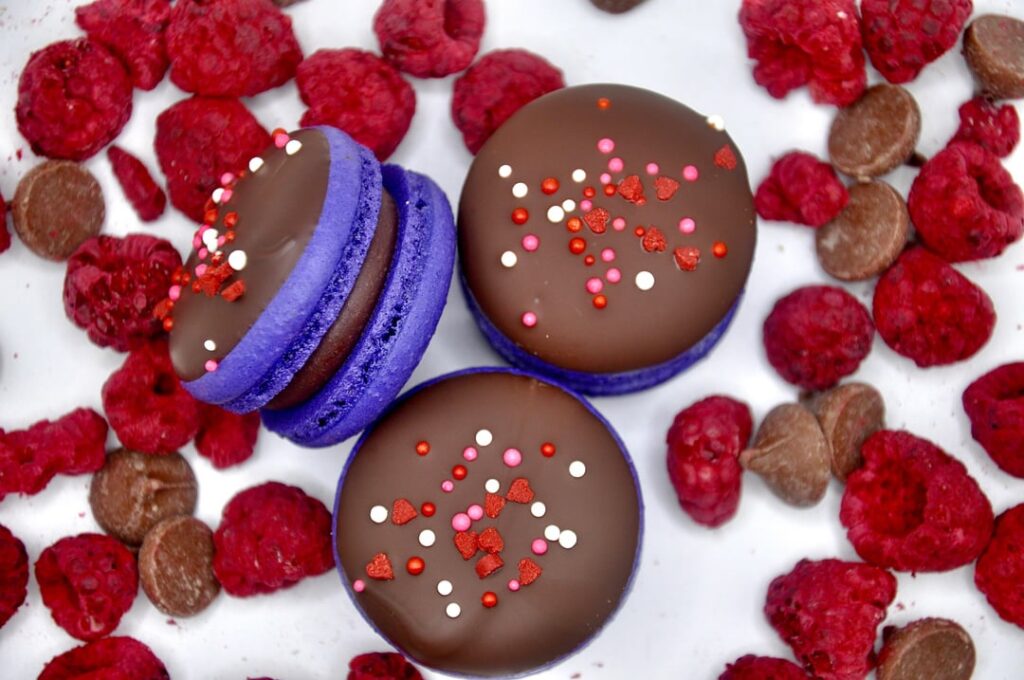 Valentine’s Day macarons