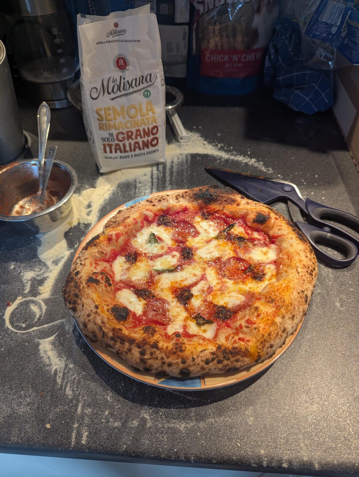 Salsiccia e Nduja, 70% Hydration Dough from KitchenAid