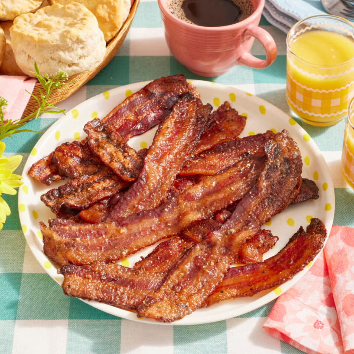 candied bacon winter breakfast