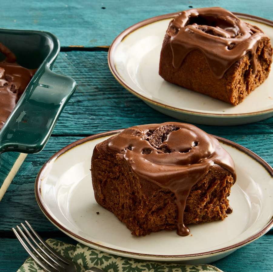 mexican hot chocolate sweet rolls winter breakfast