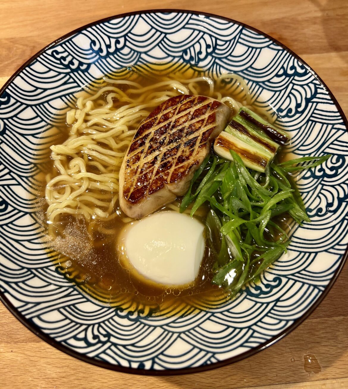Duck Shoyu with Seared Foie Gras