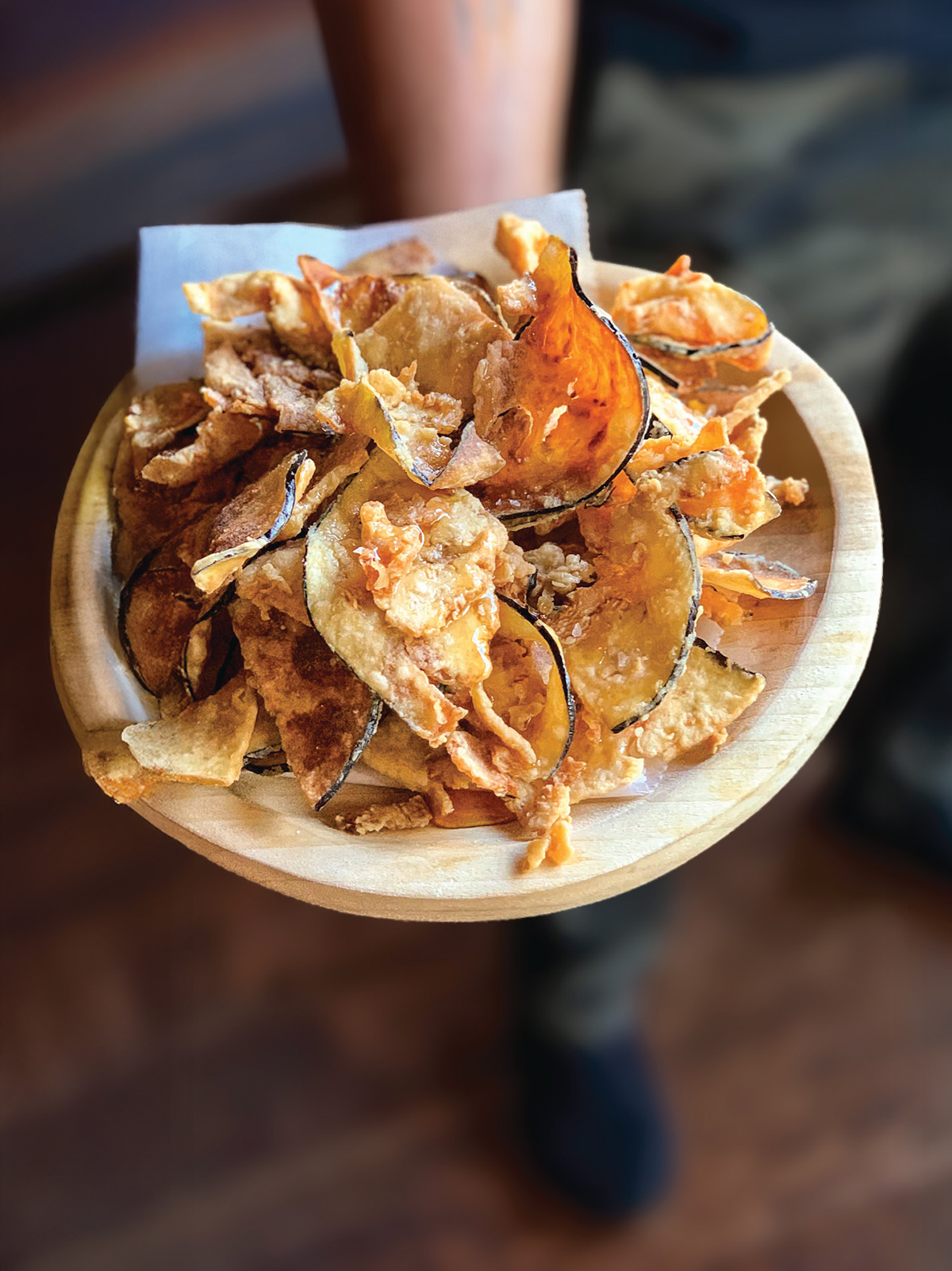 Polpettina's eggplant chips