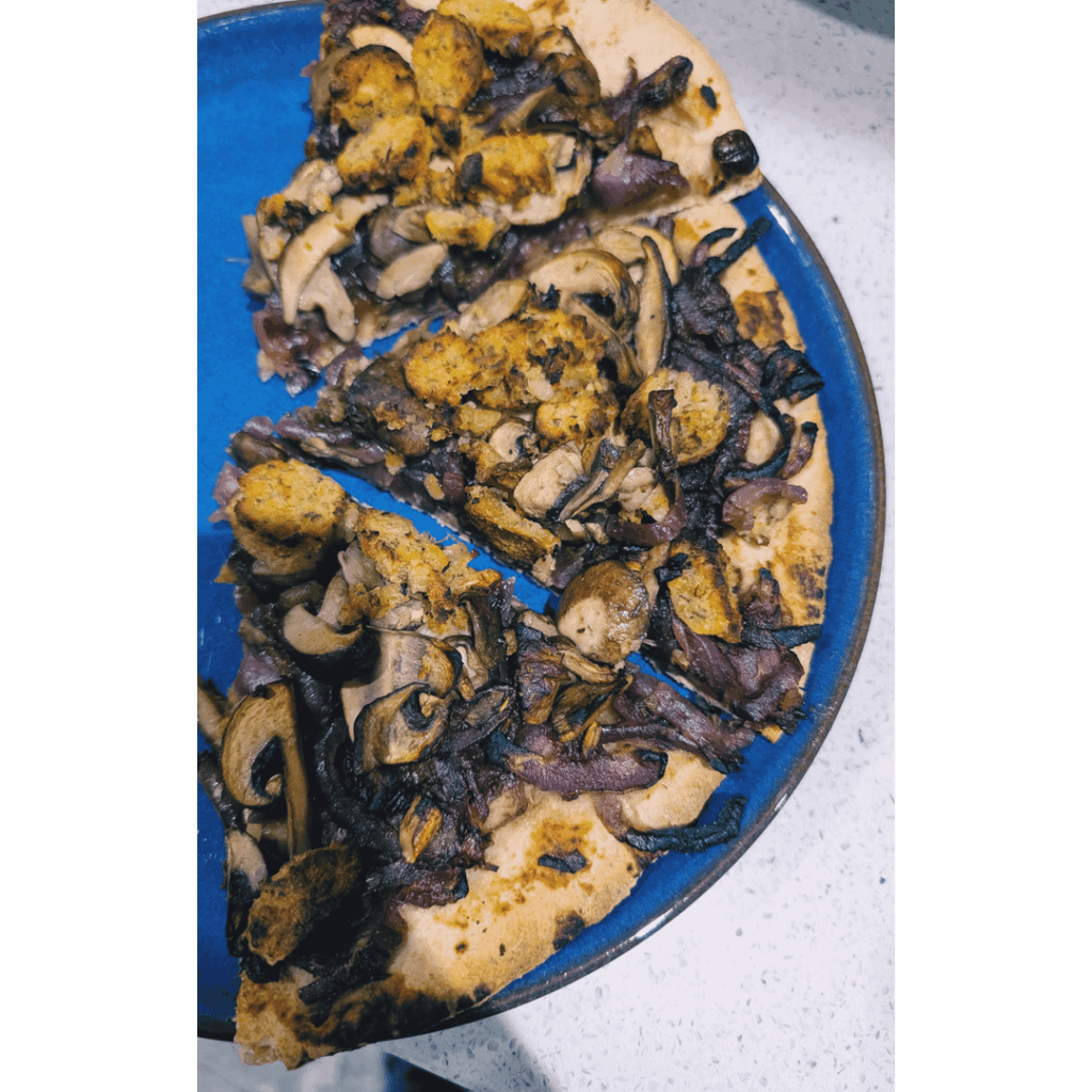 Carmalised Onion & Mushroom Pizza