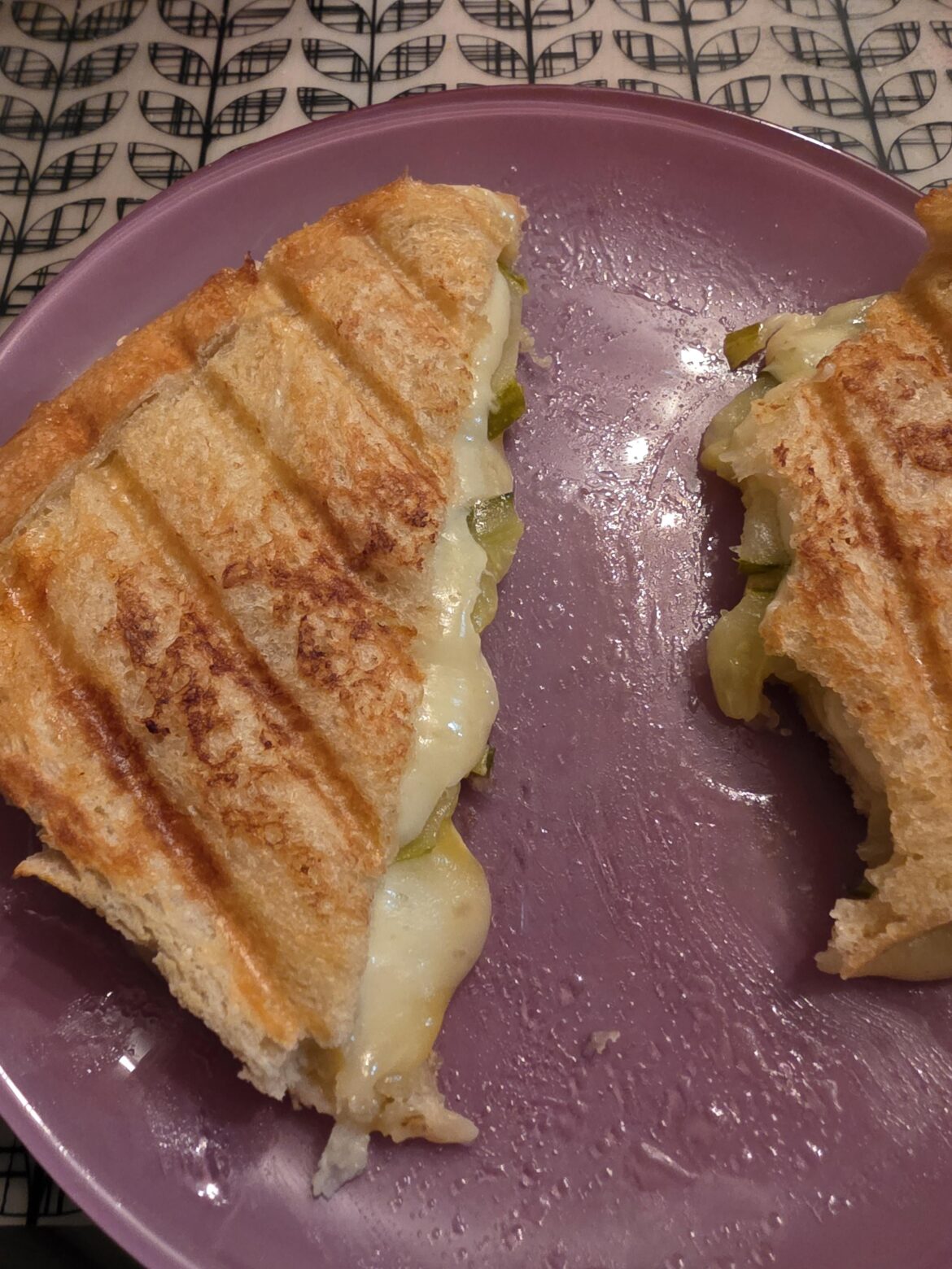 Cheddar & Provolone on Sourdough w/ Pickles