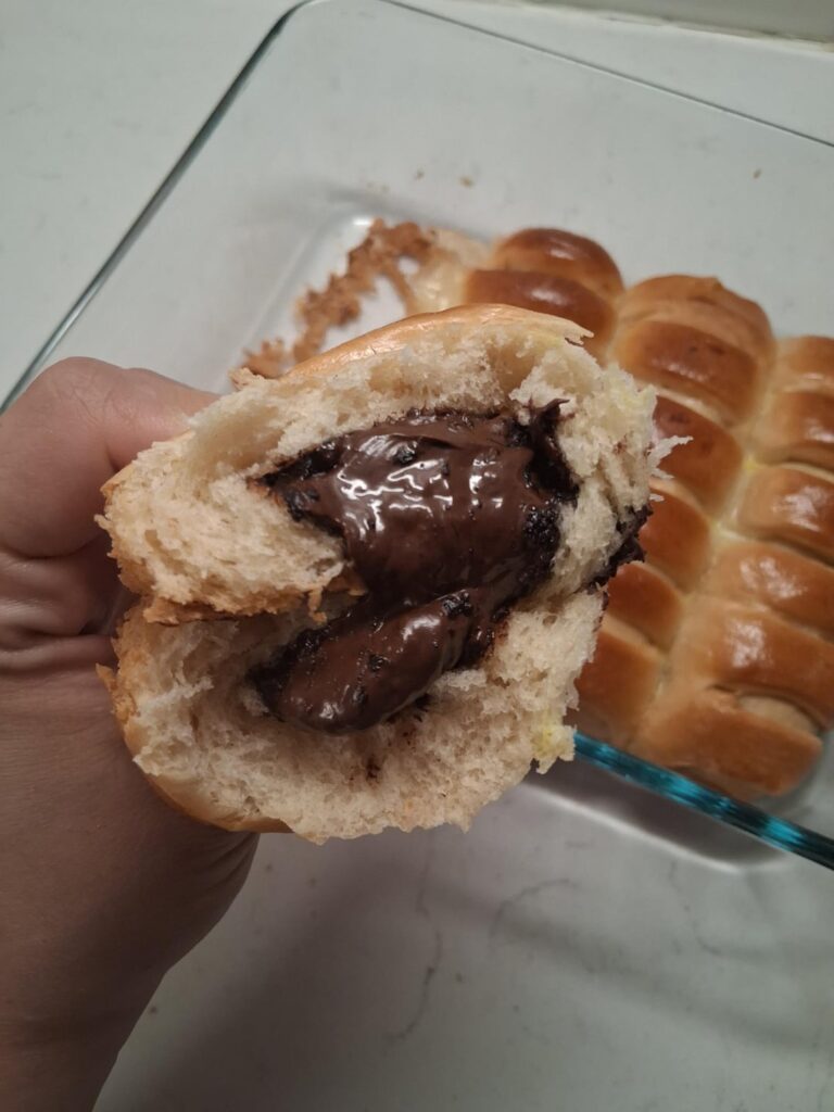 Been making this Nutella stuffed brioche religiously