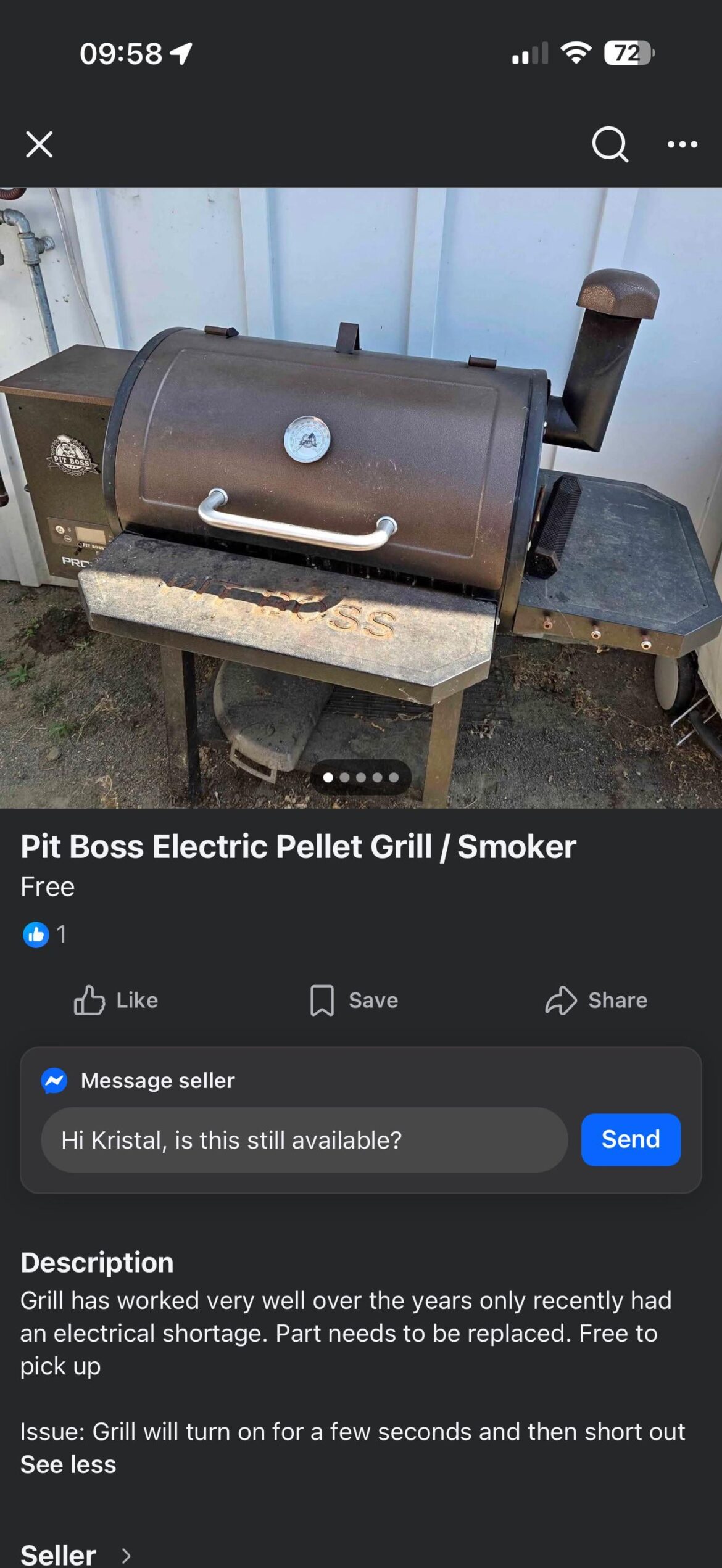 Free grill