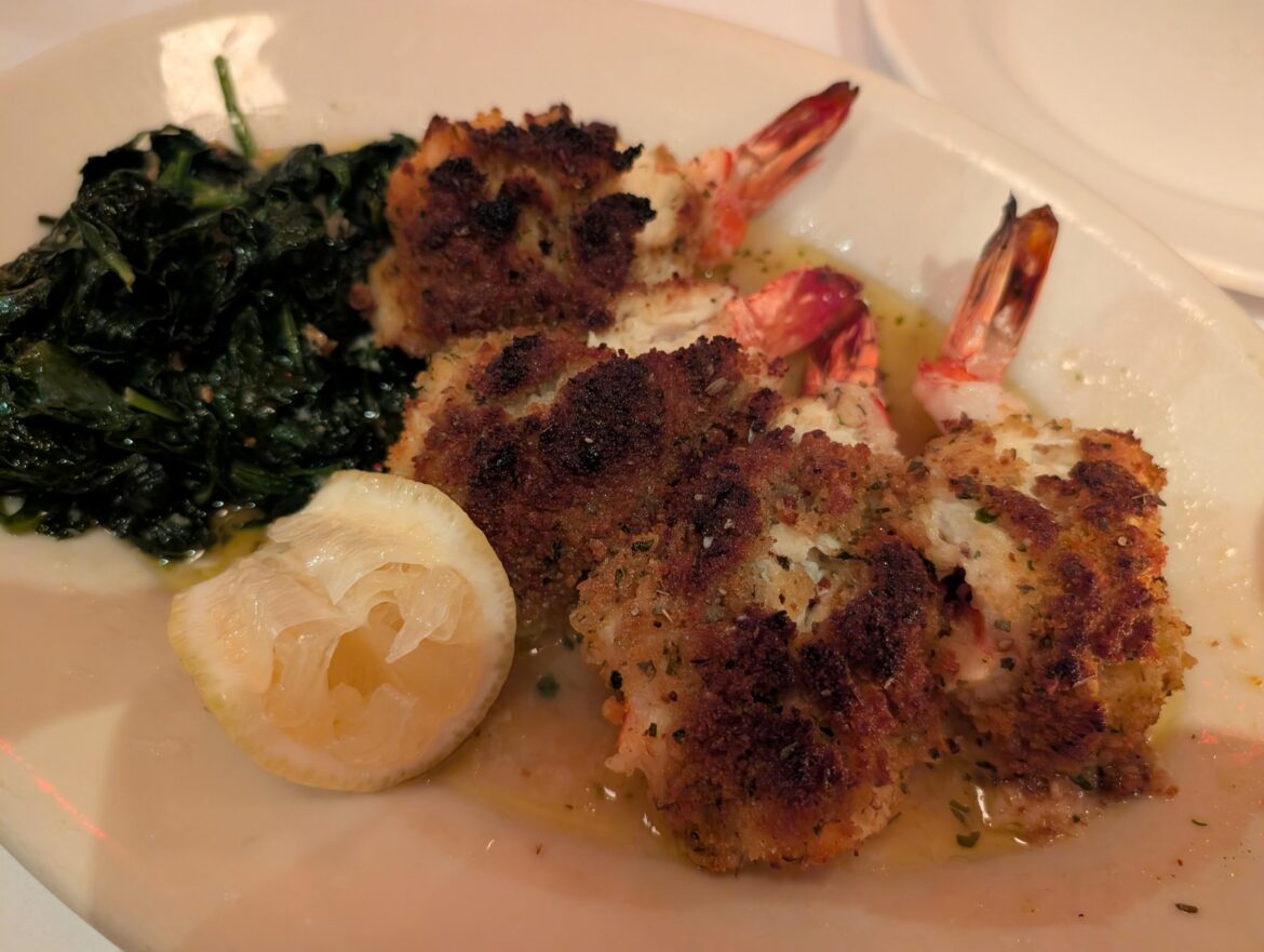 Jumbo Louisiana Shrimp stuffed with Fresh Blue Crab Stuffing!