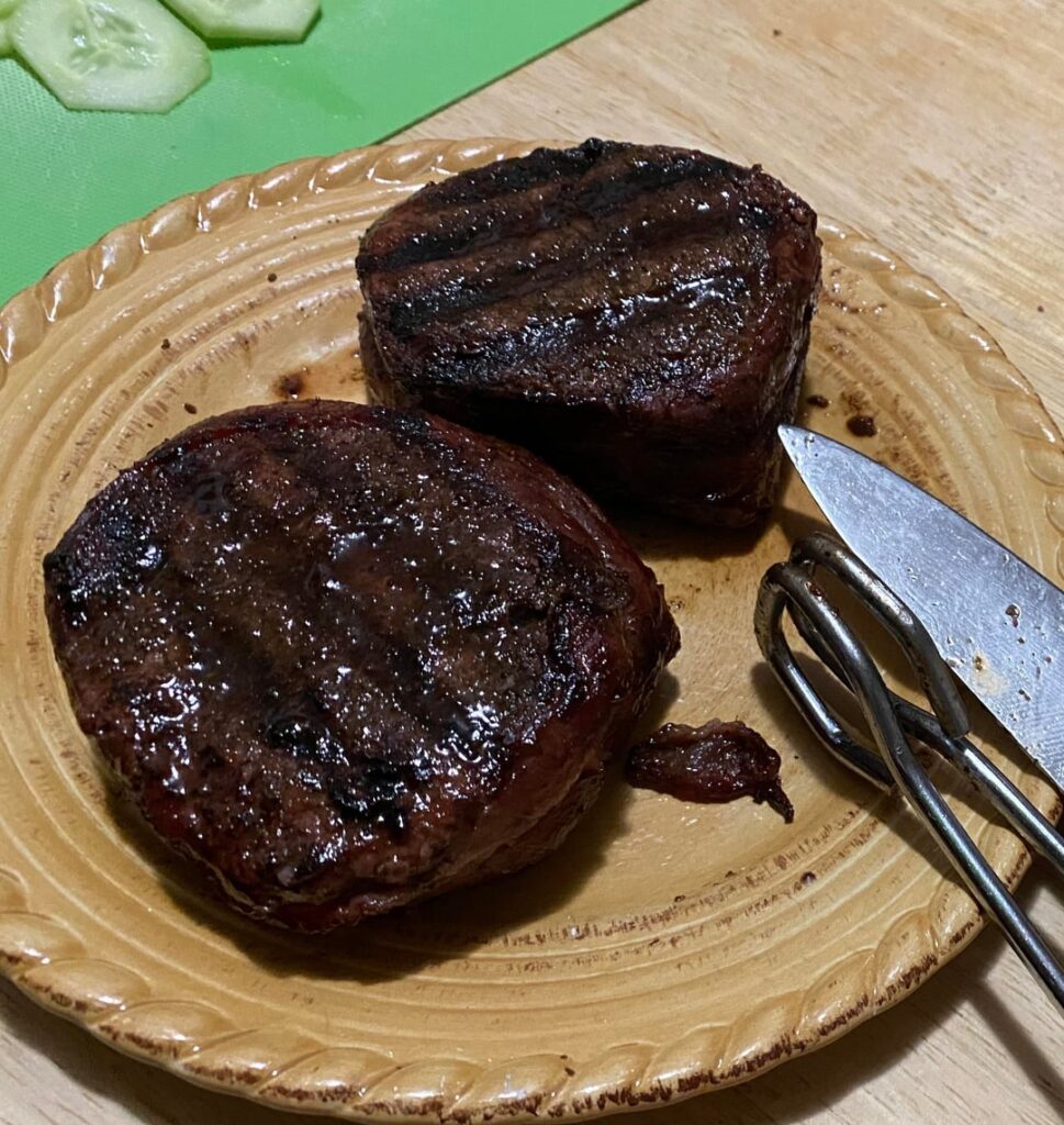 My first filet mignon 😋