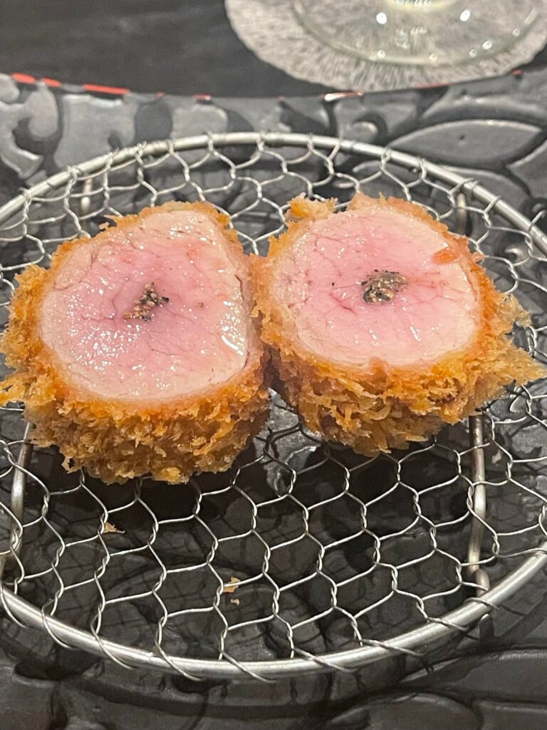 Tonkatsu omakase course @ Tonkatsu Fujii (Osaka, Tabelog Bronze)