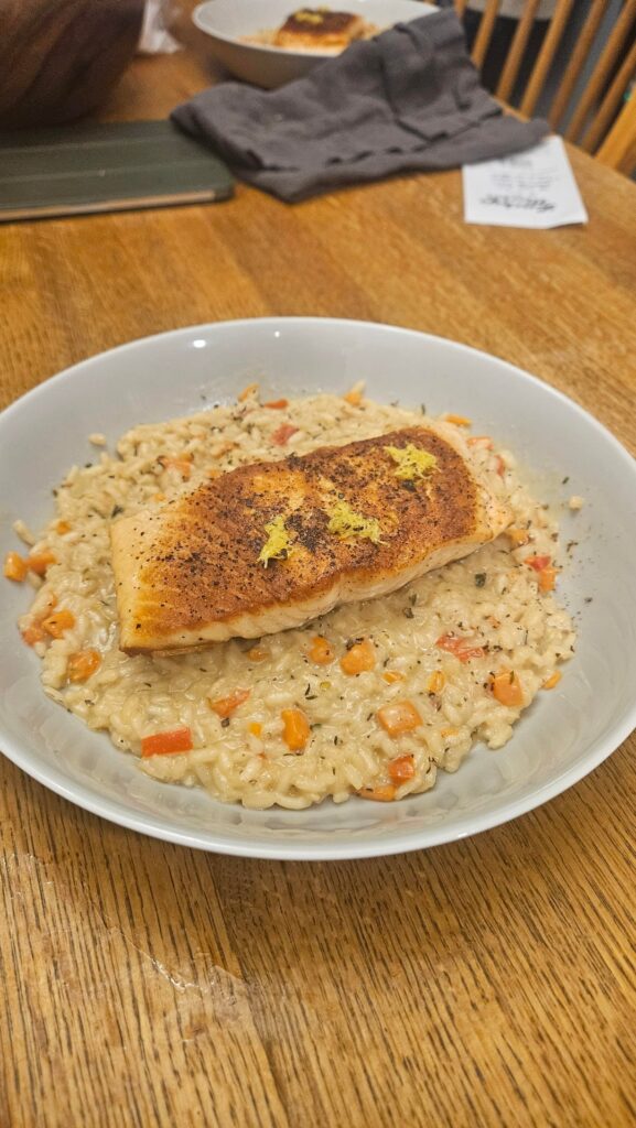 My first time making risotto