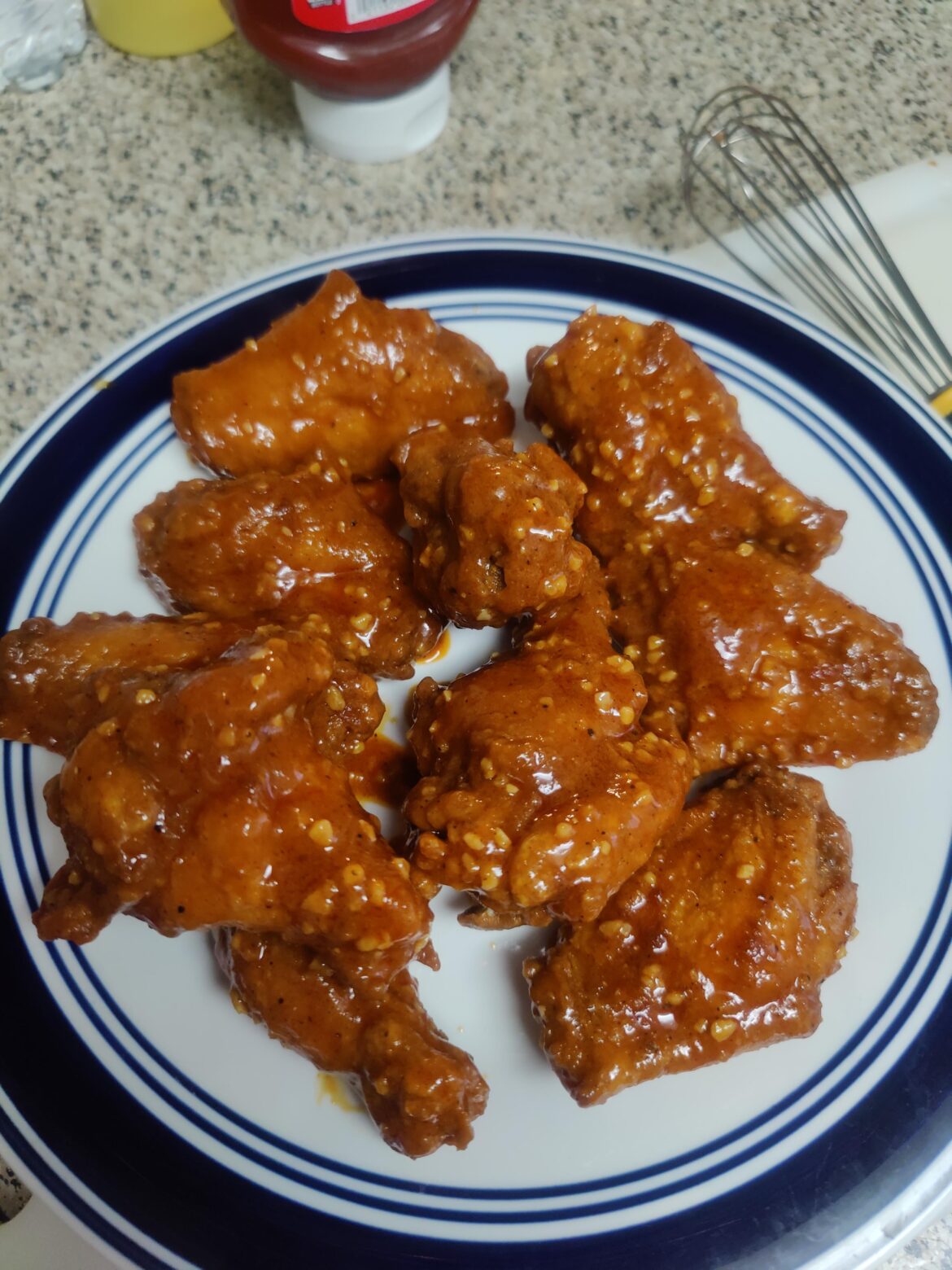 Hooters style wings I made for my bday
