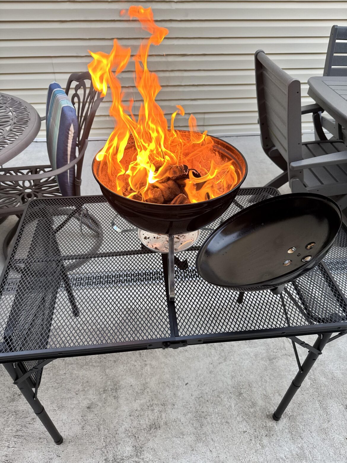 Baby Weber Winter grilling for 2