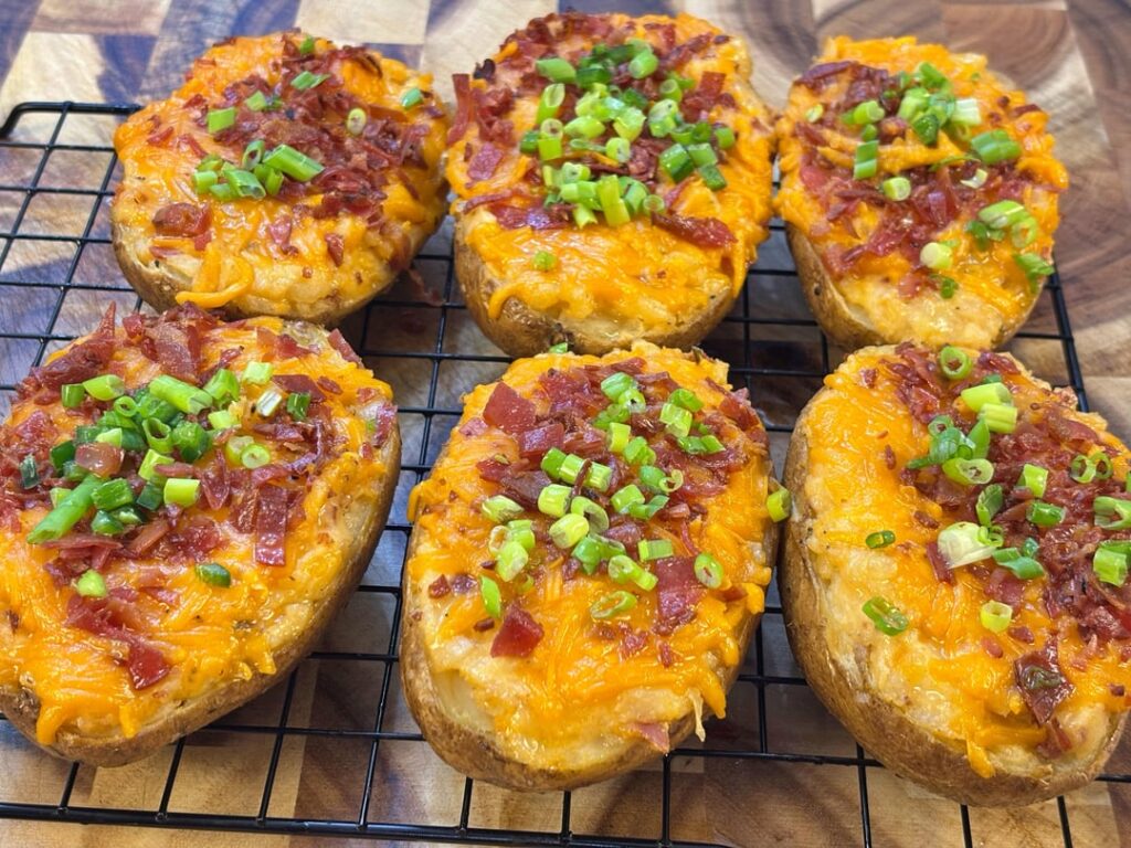 Tried twice baked potatoes and wasn’t expecting much.