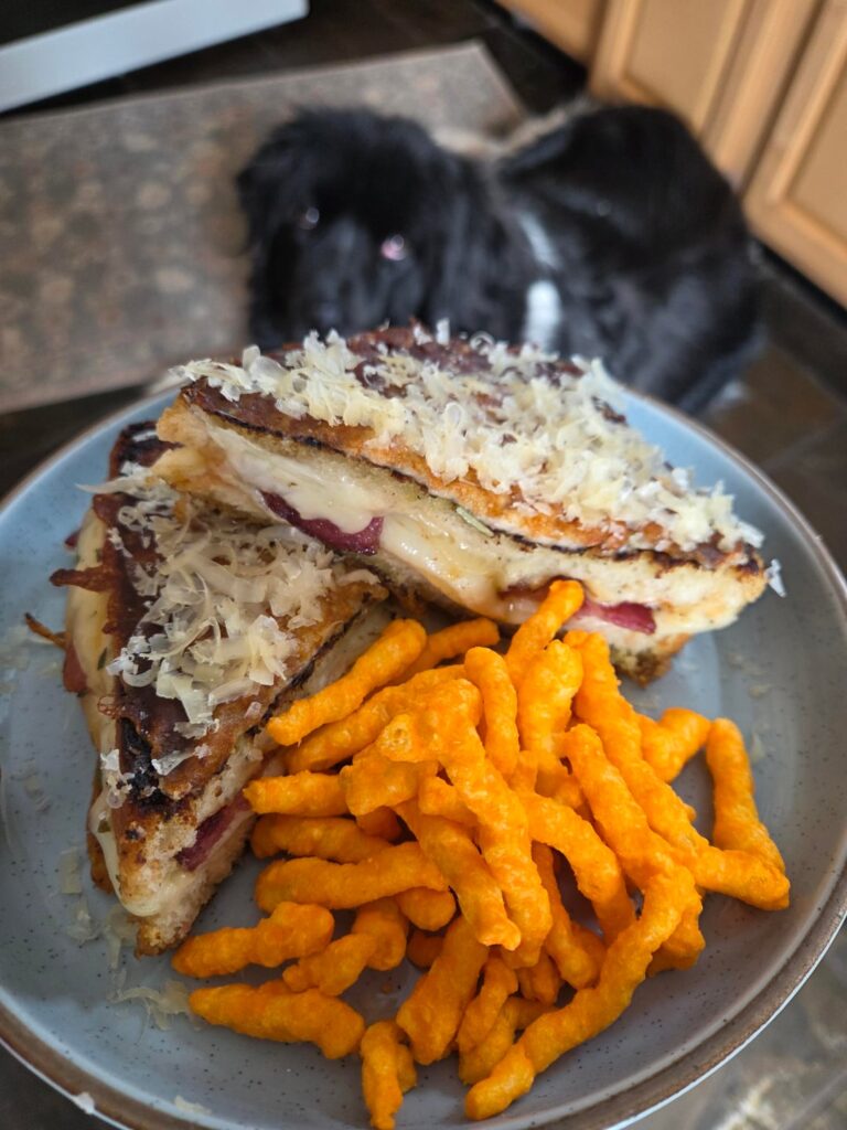 6 cheese and smoked bacon