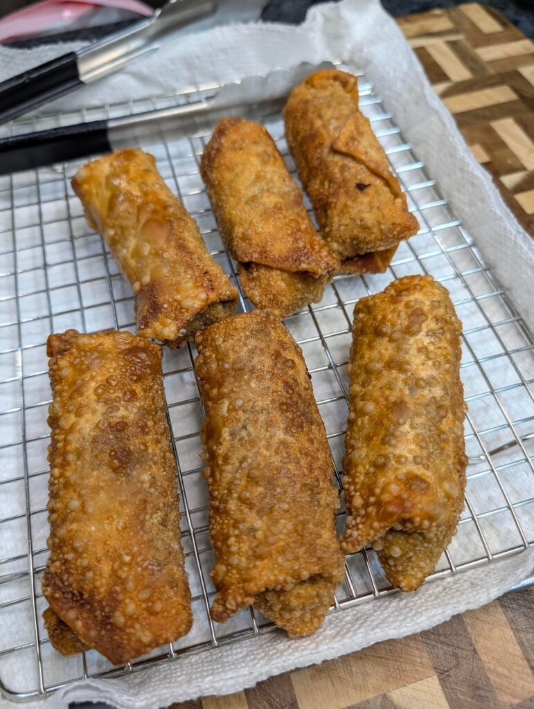 Crispy Longganisa Egg Rolls