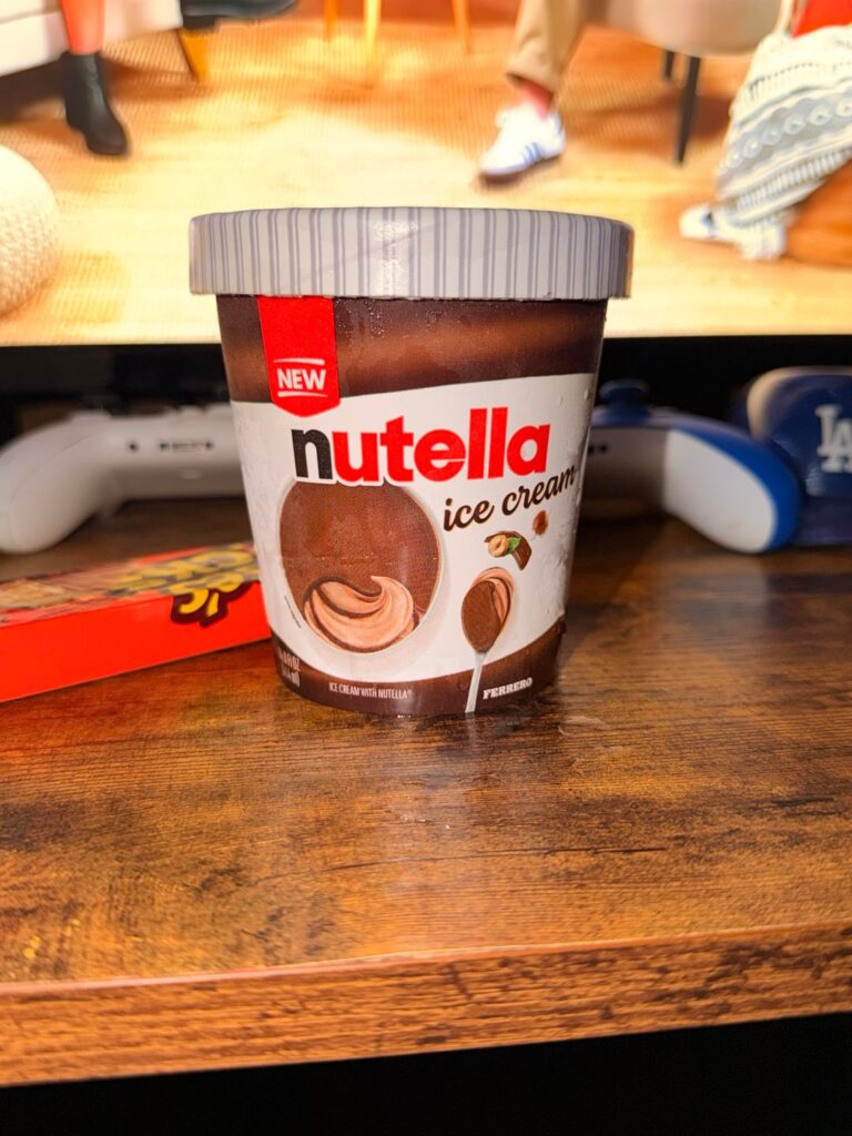 nutella ice cream: 9/10