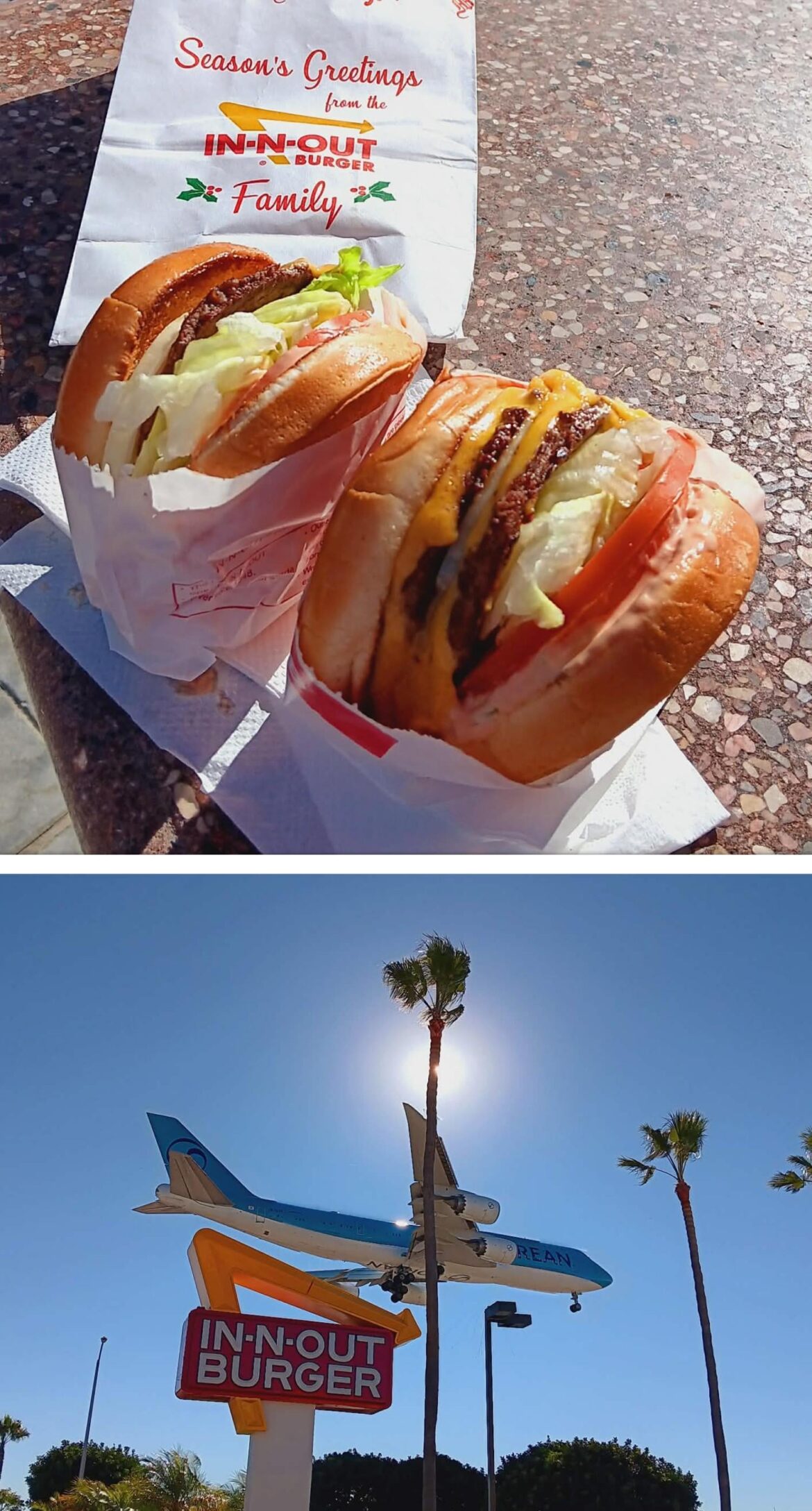 My annual LAX holiday visit to eat and plane watch, because planes and burgers, awesome.