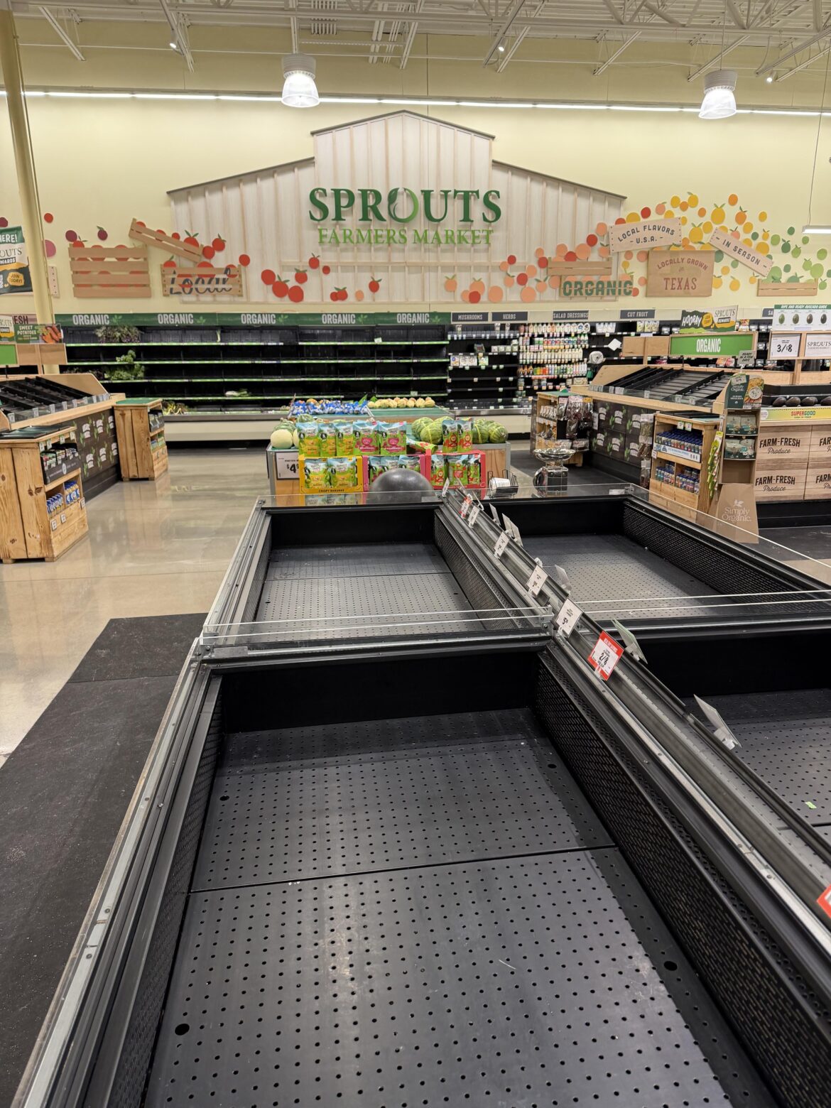 Sprouts Mueller low inventory