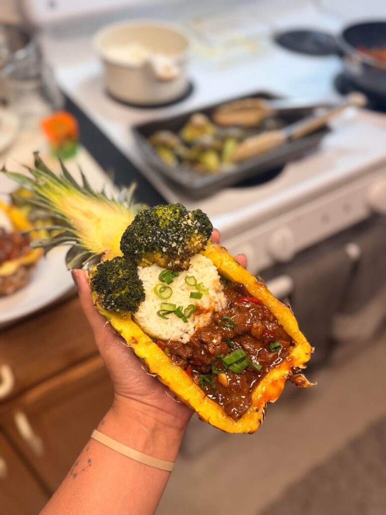 Pineapple Steak Bowl