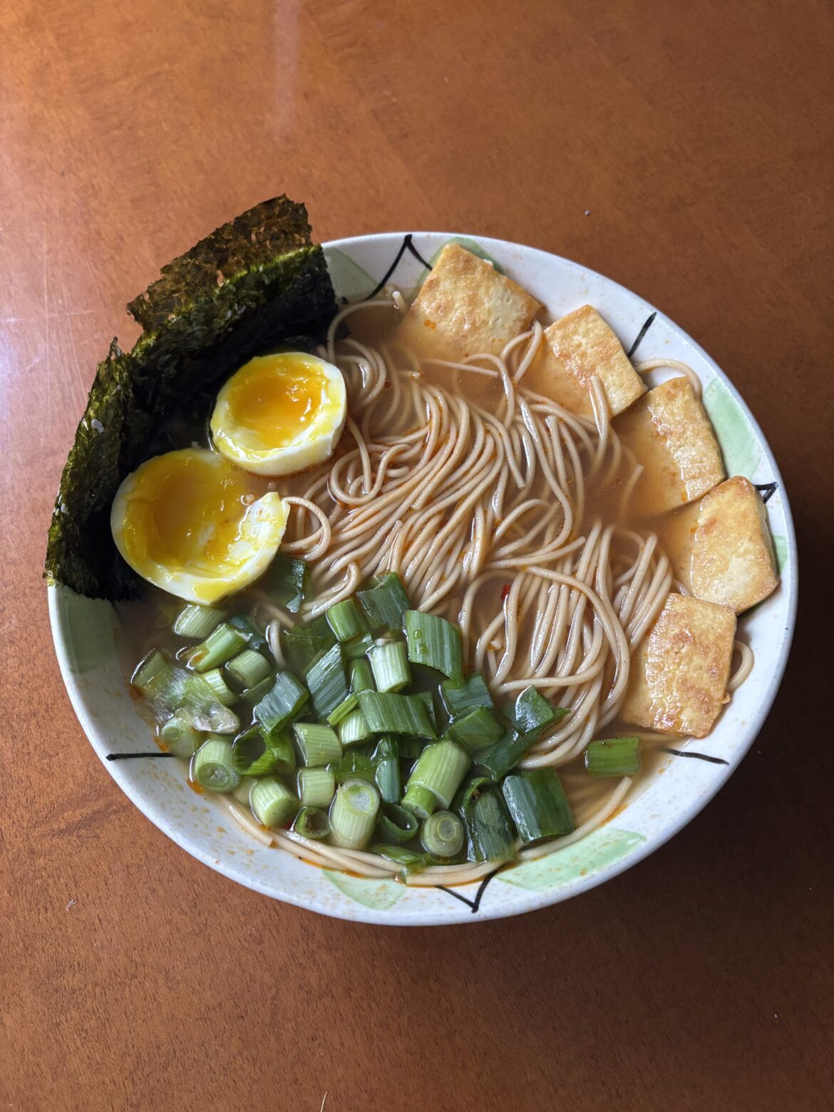 My really sad first non-instant bowl of ramen