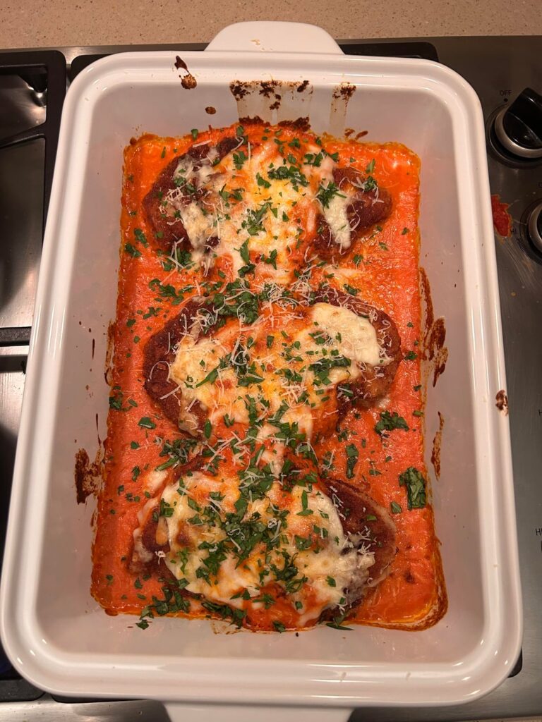 Made chicken parm using Daniel Gritzer’s vodka sauce recipe