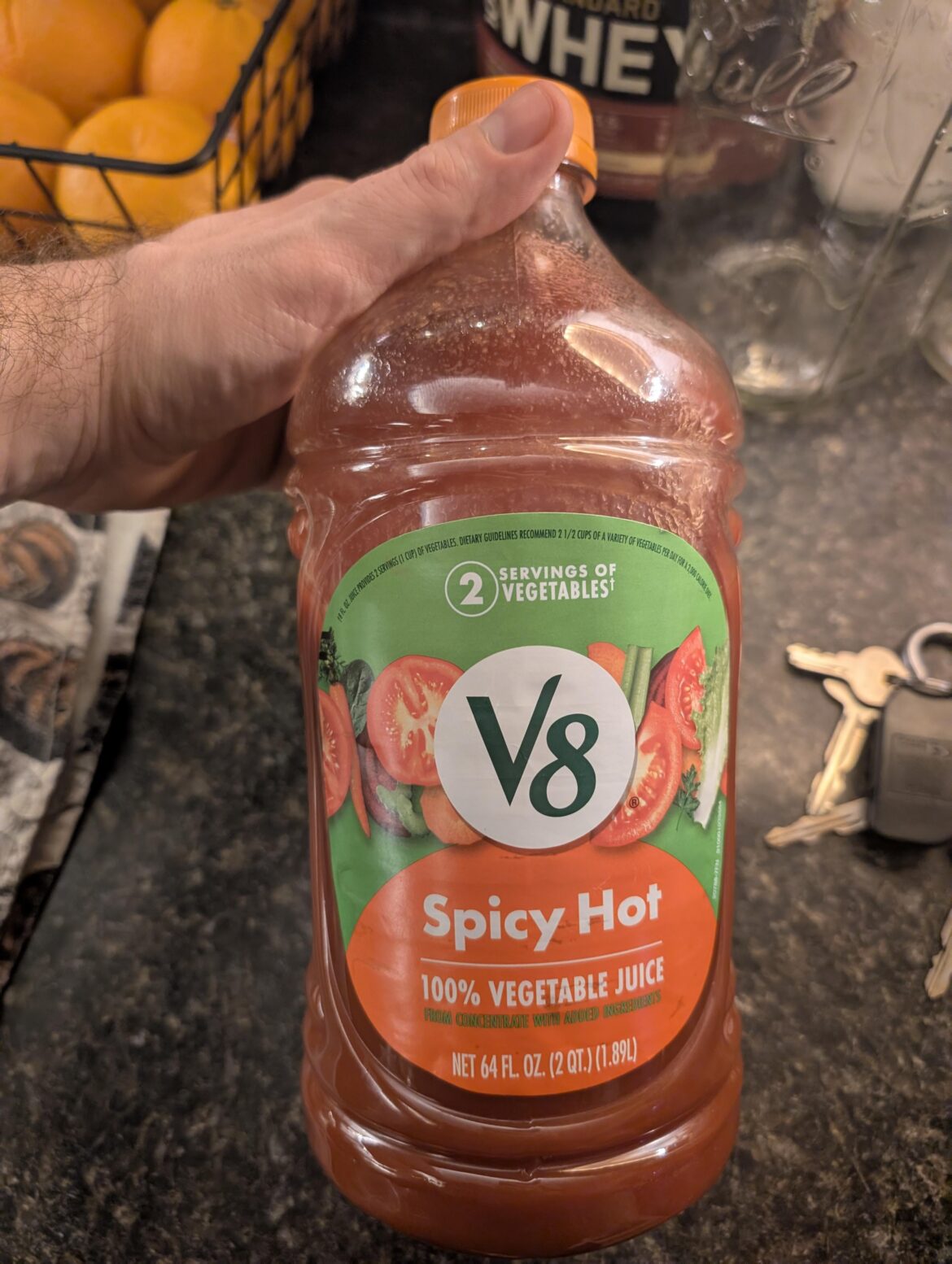 Can we just take a minute to appreciate the MVP that is spicy V8. Haven't changed or toned down the recipe since it came out in the 90s. Hasn't been shrinkflated.