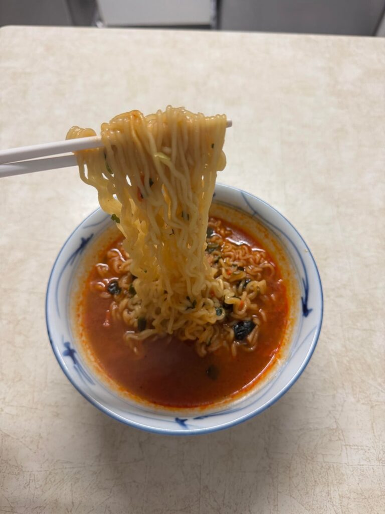 Lobster flavoured instant ramen