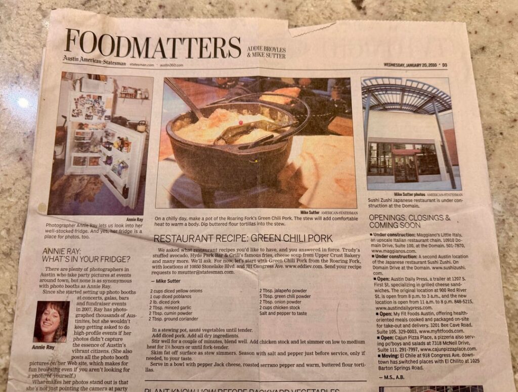 Roaring Fork Green Chili Pirk