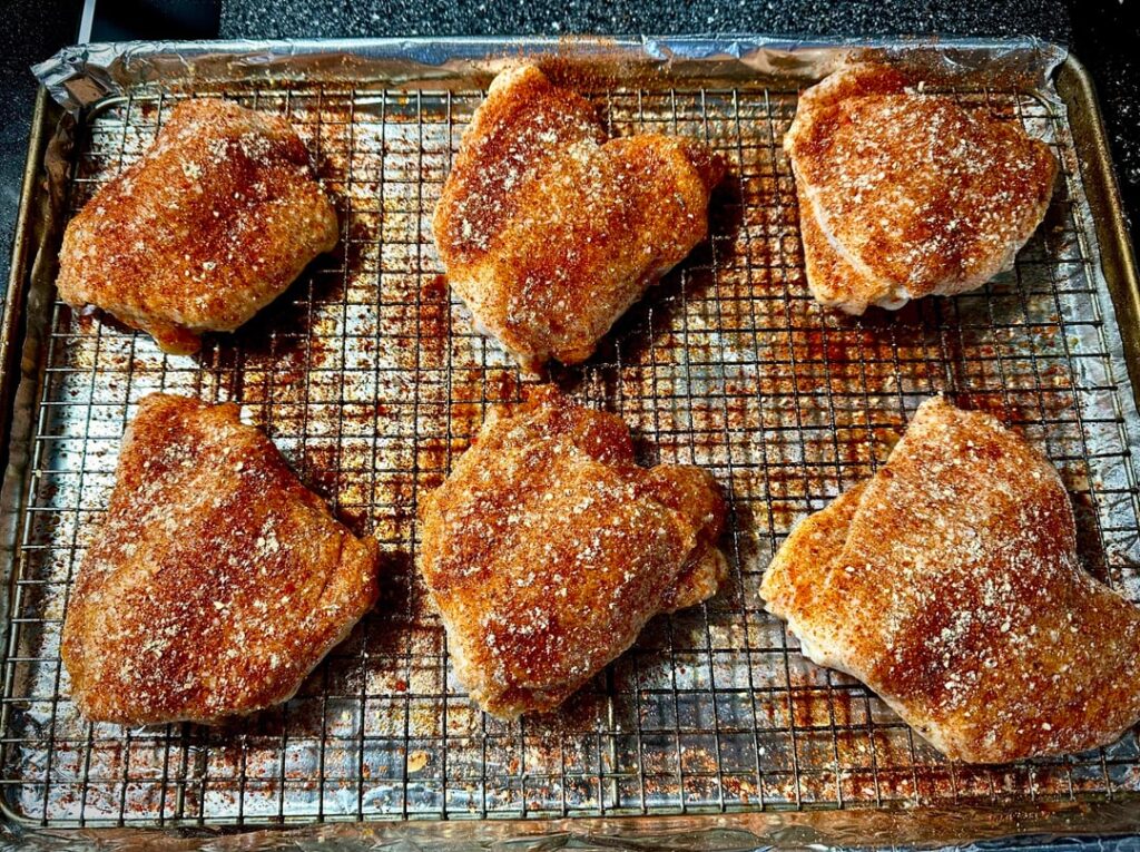 First time grilling Chicken thighs