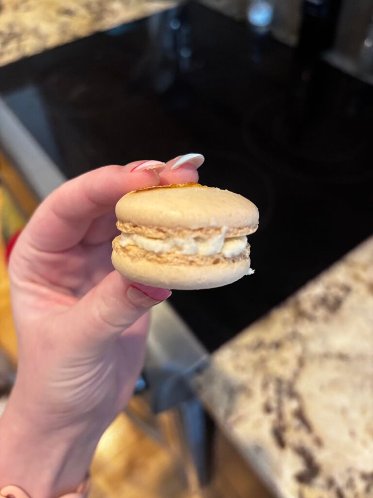 Me and bf second attempt at macarons